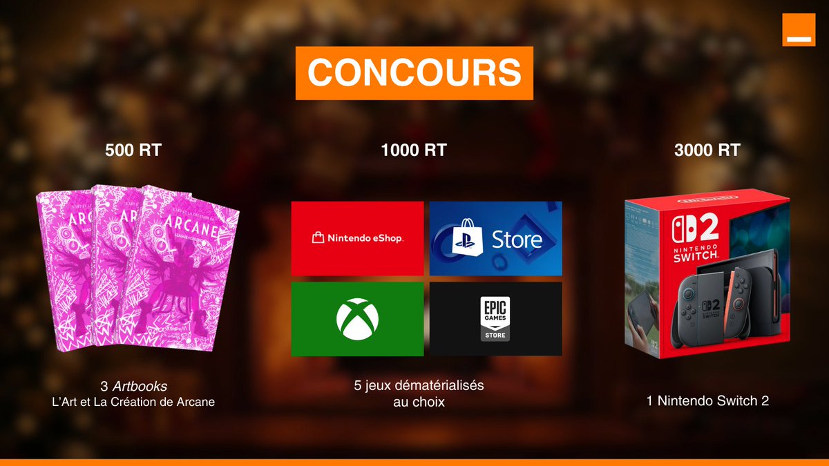 RushEsport's tweet image. 🚨 CONCOURS 🚨

Plus on franchit de paliers, plus vous débloquez les cadeaux :

500 RT : 3 Artbooks Arcane
2000 RT : 5 jeux dématérialisés
3000 RT : 1 Nintendo Switch

Pour participer : ✅ Follow @RushEsport + 🔁 RT