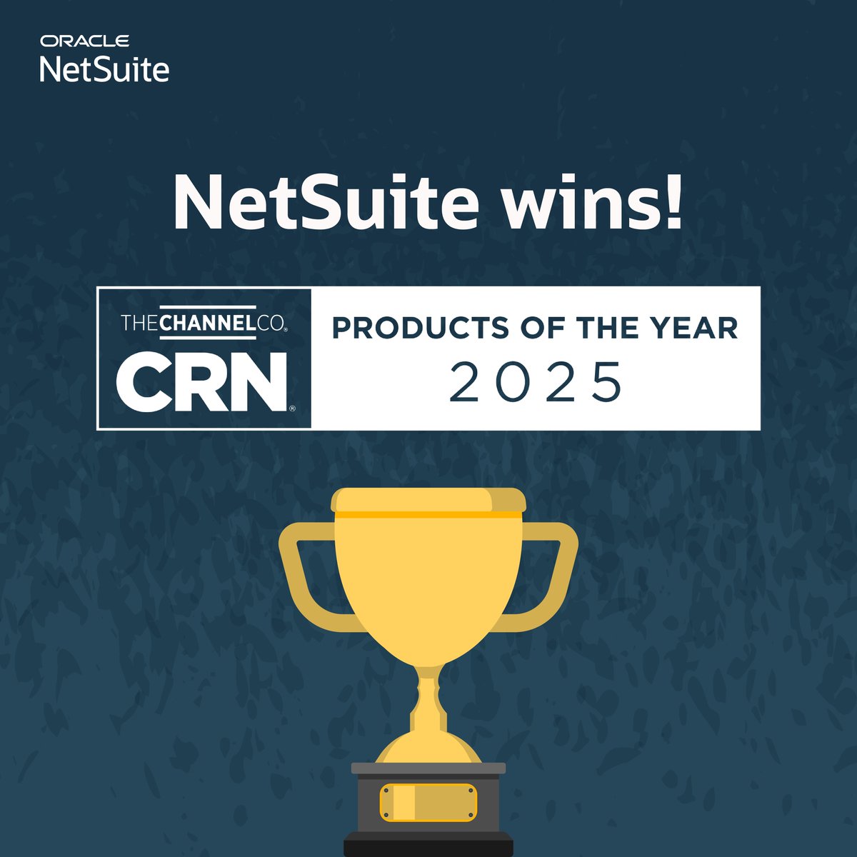 UcefMaghous's tweet photo. @NetSuite has been named a @CRN Product of the Year 🏆 Check out what makes NetSuite's unified suite with built-in #AI a top choice for businesses of all sizes. https://t.co/fotbYeU2AF https://t.co/dbOUGq7r0w