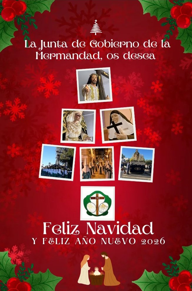 FELICITACIÓN NAVIDEÑA.
Desde la Junta de Gobierno, queremos desearos que paséis una Feliz Navidad, de paz, armonía, respeto, tolerancia y con la vista puesta en abrir nuestro corazón al niño que llega para salvarnos y darnos la Humildad que el mundo necesita.