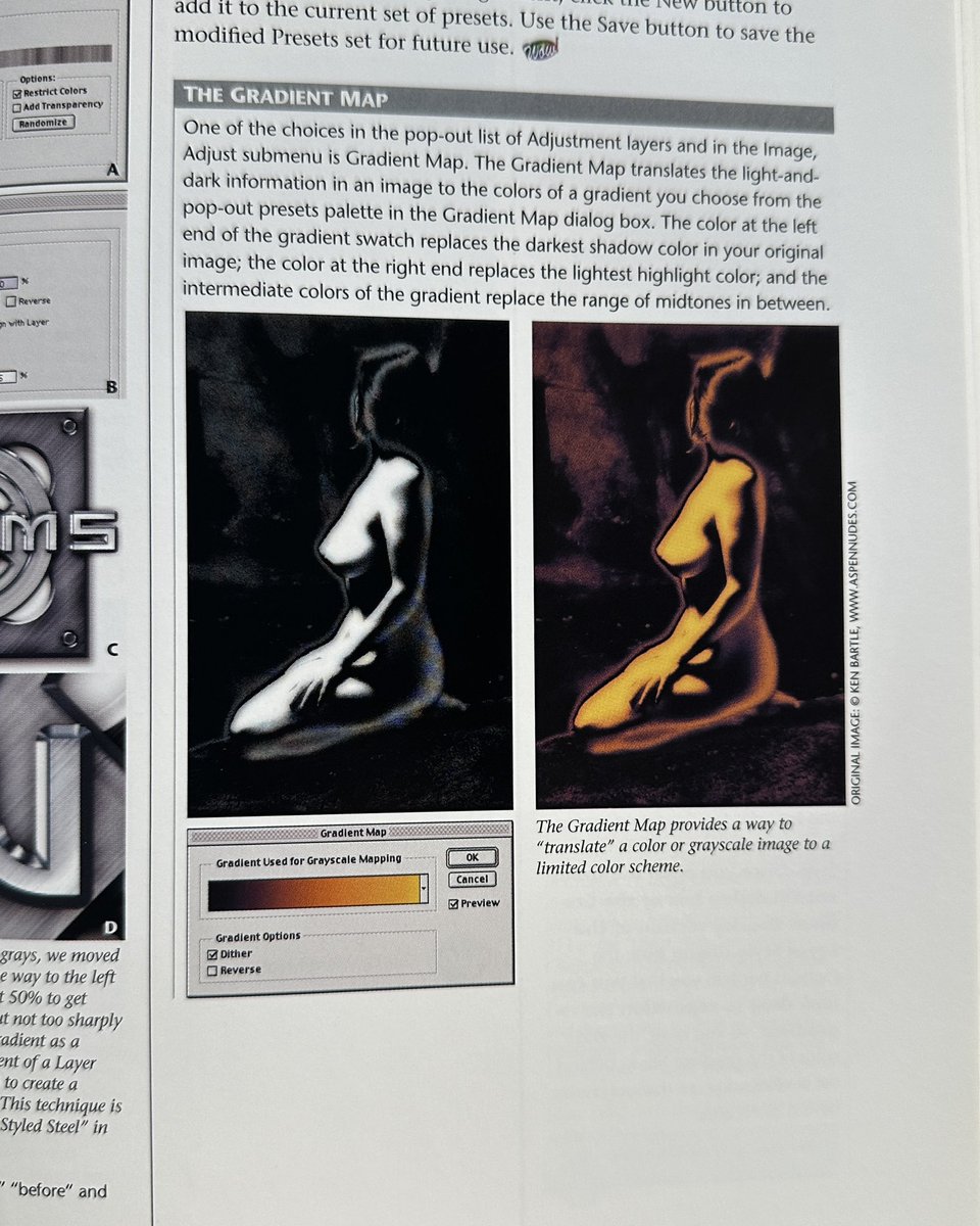 doronstudio's tweet image. things i found in a 25 year old photoshop book
