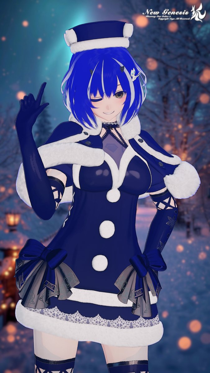 Sparnas_ship7's tweet image. 今週は、「ジョイフルホリデーズ'25」から、ナタレアヴィータです！
Ouのフラフィニールバニーを羽織らせると、ぐっとクリスマス感が増して、いい感じになったと思います！
#PSO2NGS_ss
#メンテの日なのでssを貼る