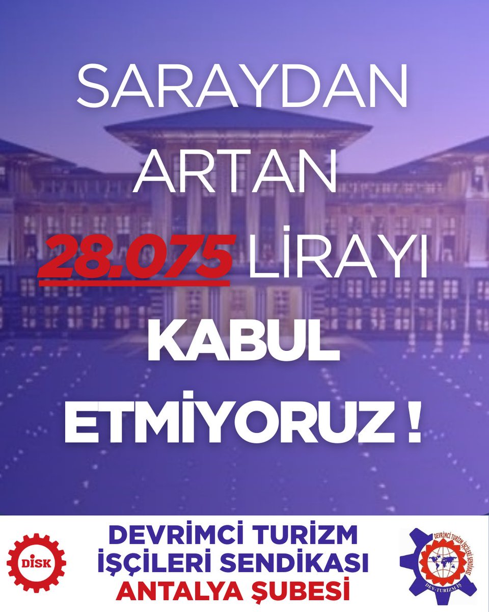 DİSK/Dev Turizm-İş Antalya tweet media