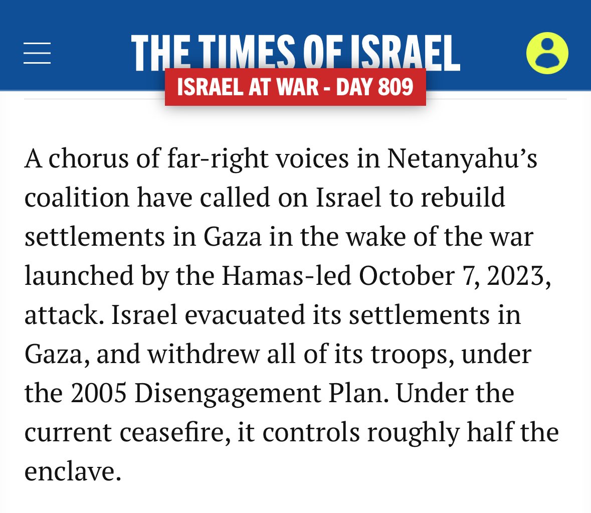 briantashman's tweet image. The ceasefire agreement explicitly states that Israel will not build settlements in Gaza, but Israel’s Defense Minister says the government plans to violate the ceasefire and start building settlements

“We are deep inside Gaza and we will never leave Gaza,” he said