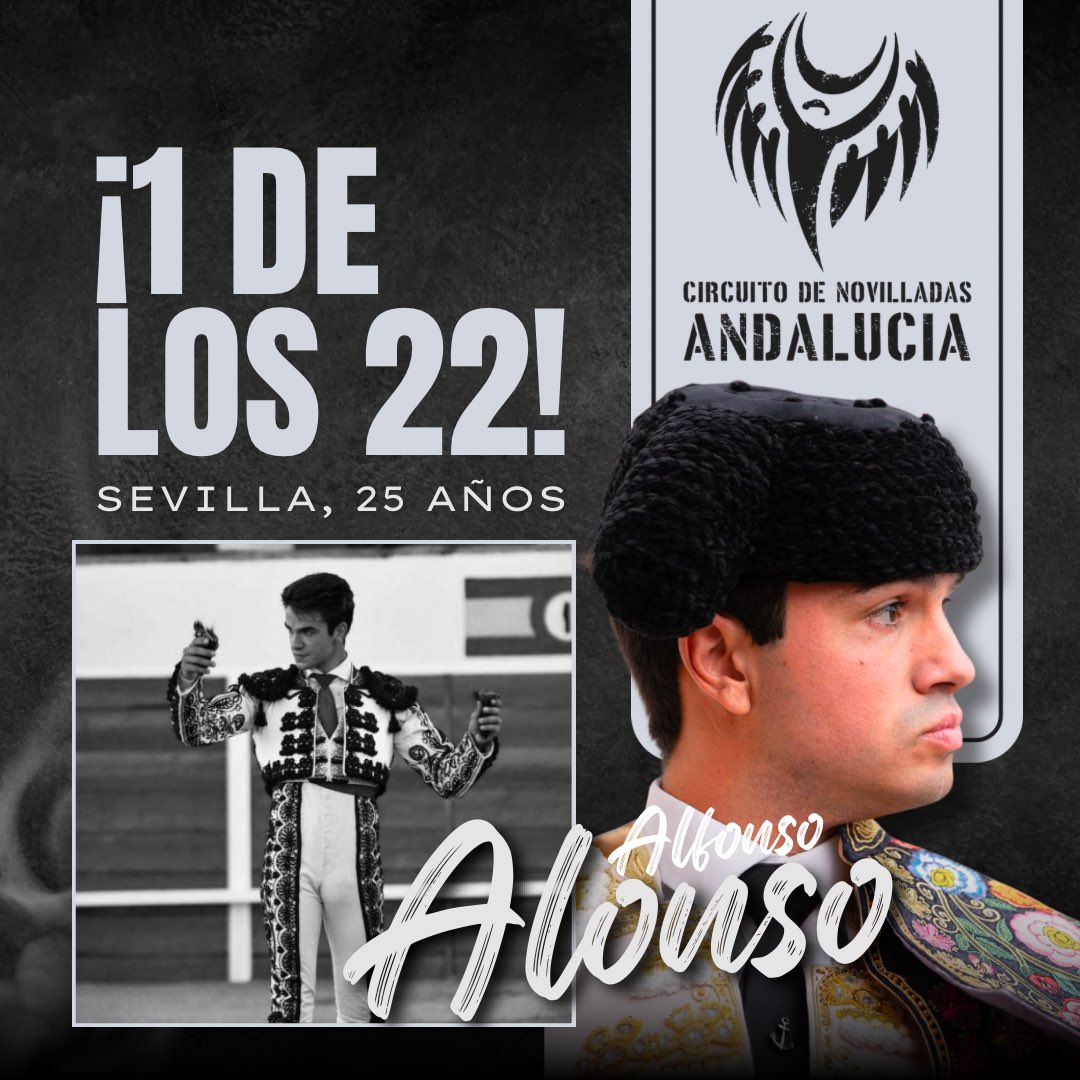 🤩 Alfonso Alonso es sevillano y se ha formado en la Escuela Taurina de Camas…

🤙🏻 ¡Y además es uno de los 22 del Bolsín!

🔥 El sevillano quiere ocupar uno de los siete puestos que brinda el tentadero clasificatorio del Circuito de Andalucía 2026.