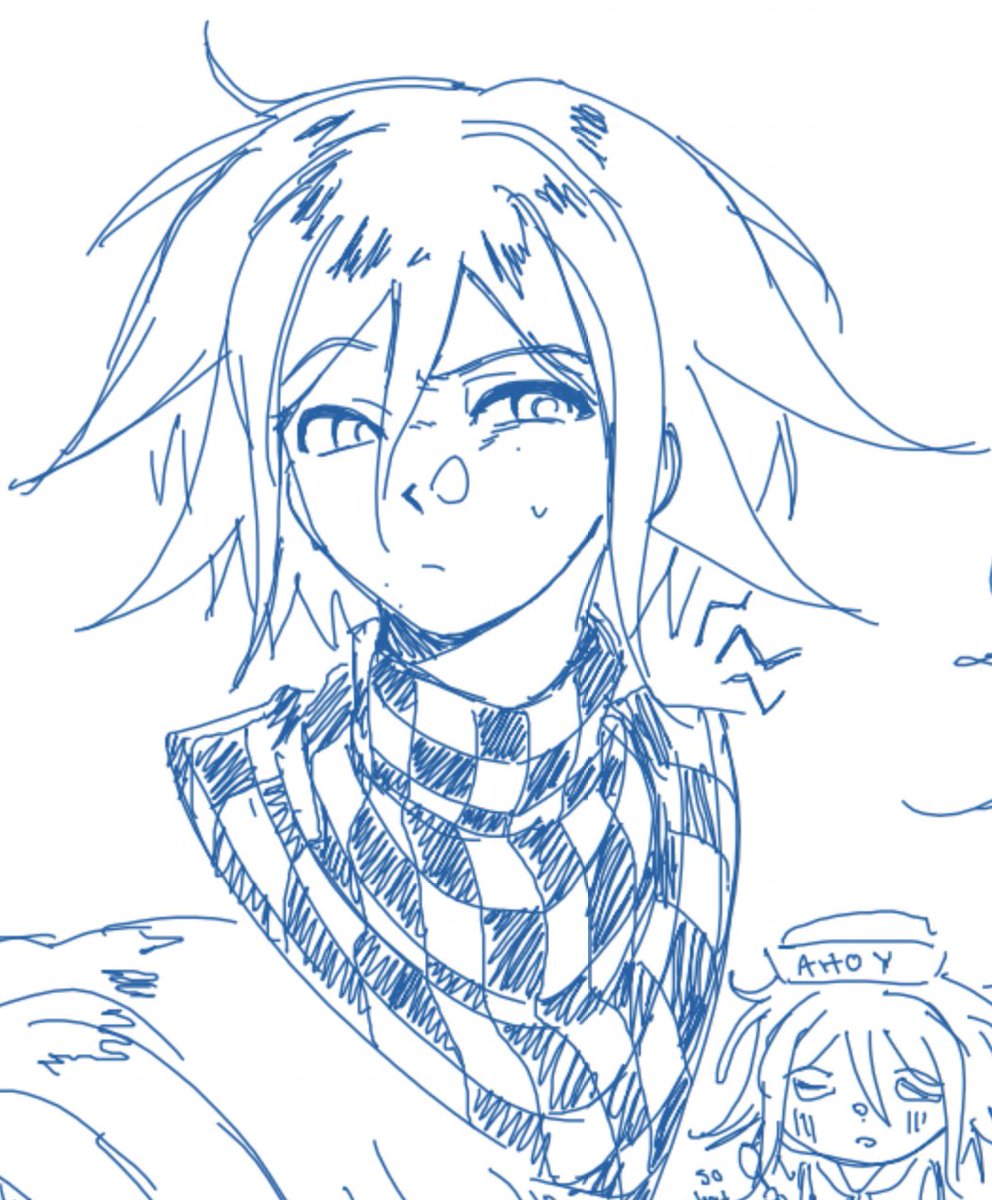 HungryStripes's tweet photo. #danganronpa Whiteboard doodles https://t.co/uDHyAxBZU5