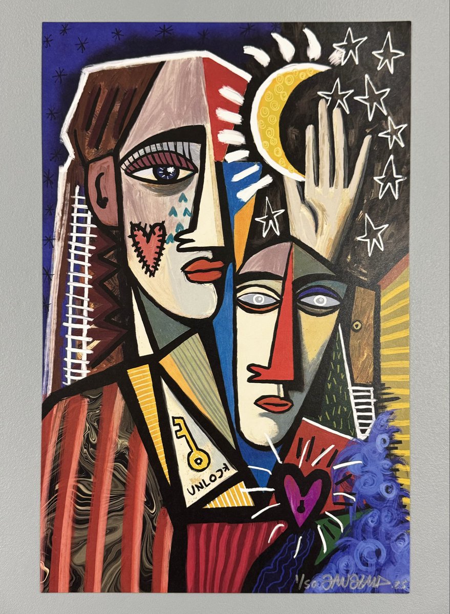 This final print of the year is titled “Wishful”. My new limited edition prints will be available on my website, EddieGangland.com — Tomorrow, December 24, Wednesday at 1 PM Eastern / 10 AM Pacific while supplies last. ❤️ Thank you for all your love this year!