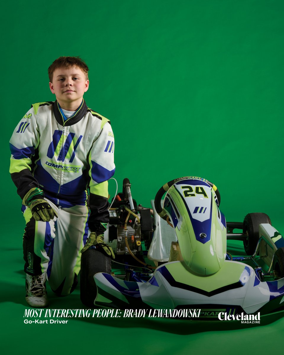 ClevelandMag's tweet photo. Brady Lewandowski is already chasing his racing dreams full throttle. He hits the go-kart track early with his dad, and at night, he's logging more hours on his racing simulator. 

Why? Because he has eyes set on the @IMSA.
https://t.co/l3rrfxvRxG https://t.co/kncs3F98rm