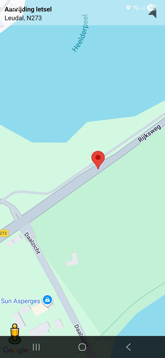 Aanrijding met letsel op N273 in Heel