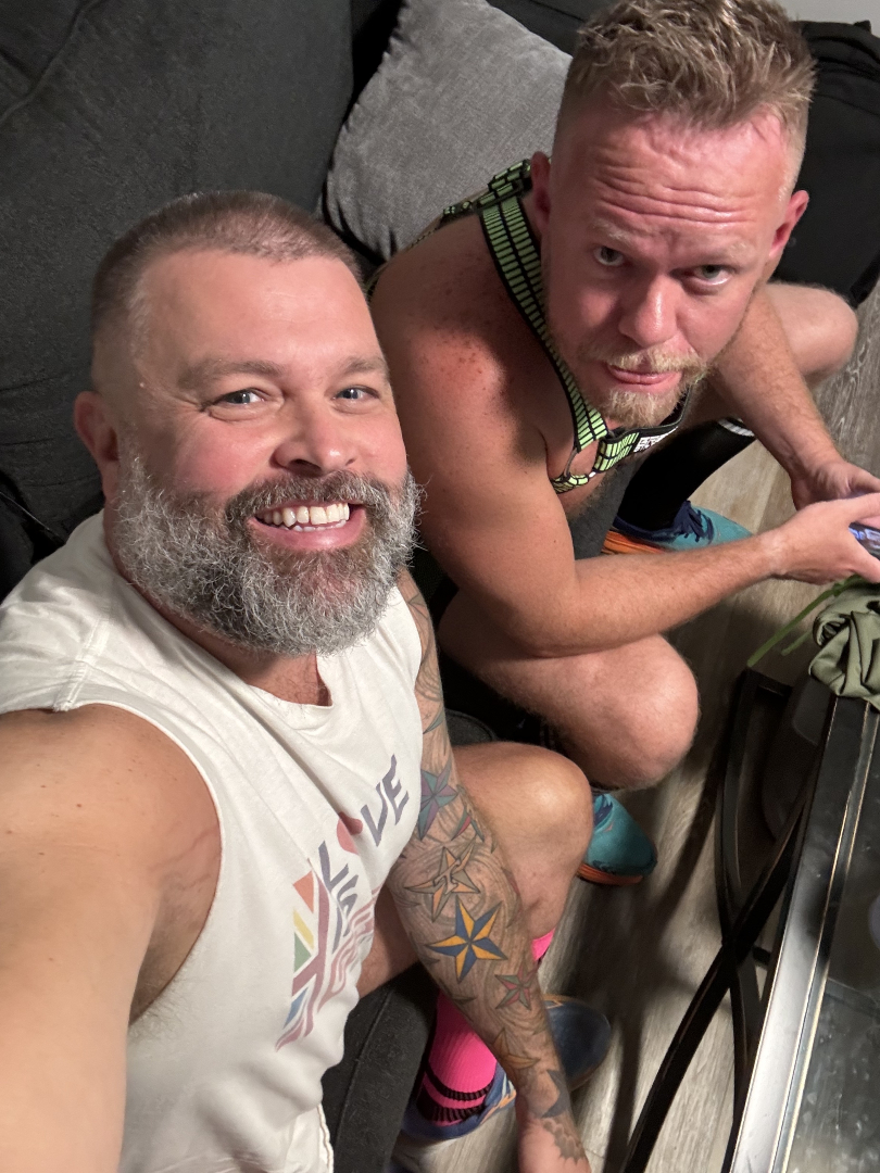 about to head out, home to meet our third.
Any Takers?
#triad #jock #gym