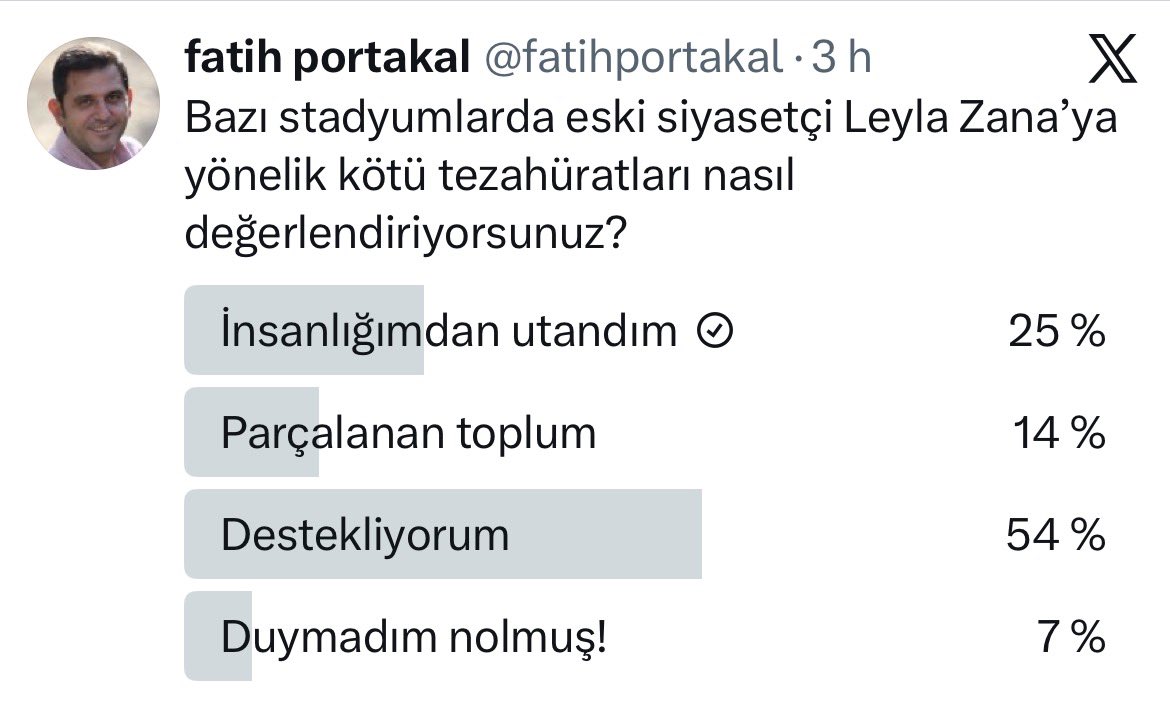 Küfür, hakaret desteklenir mi? Utanmıyor musun? <a href="/fatihportakal/">fatih portakal</a>