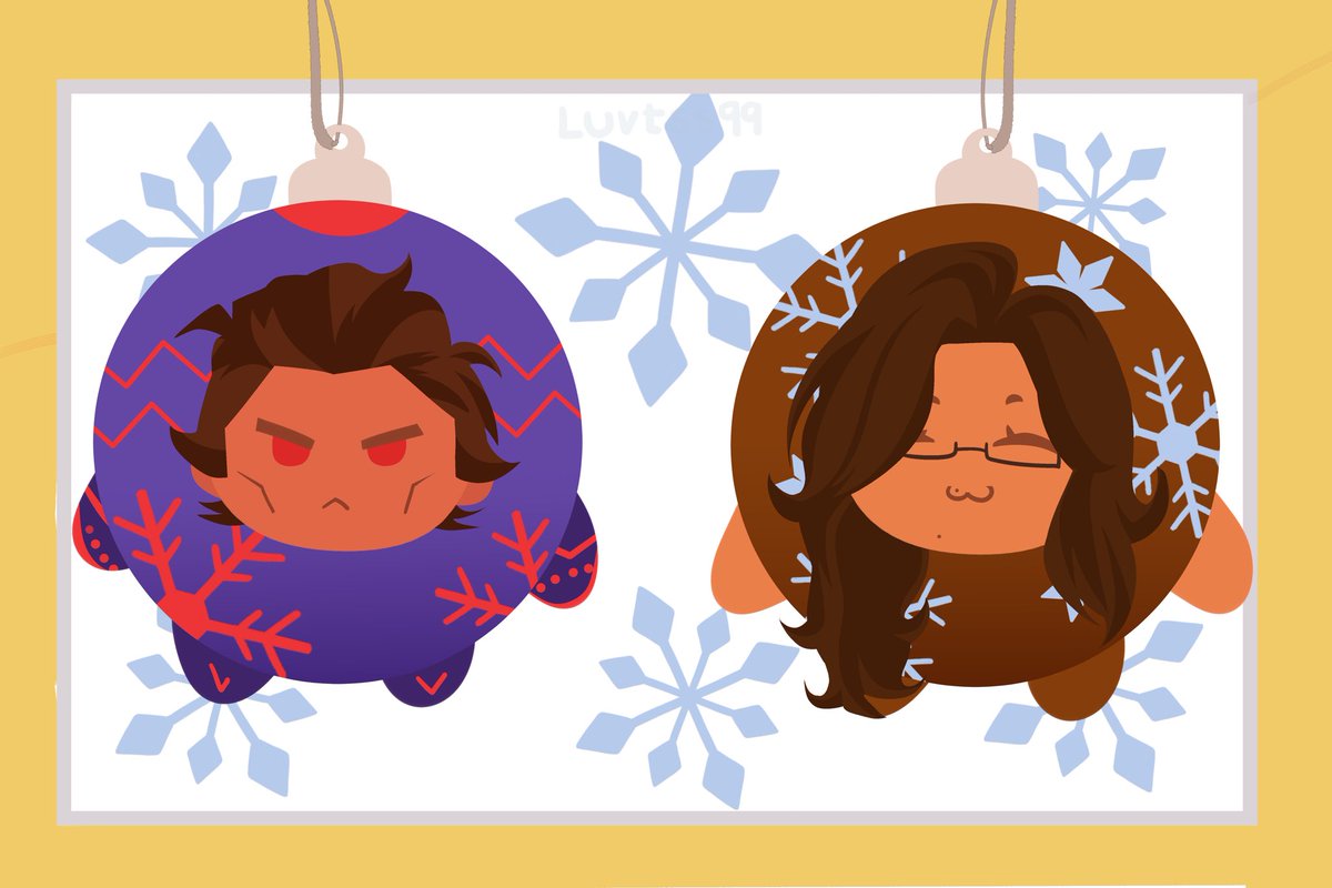 luvtss99's tweet image. some comms of the Christmas YCH 
#MiguelOhara still slots open ❤️💚