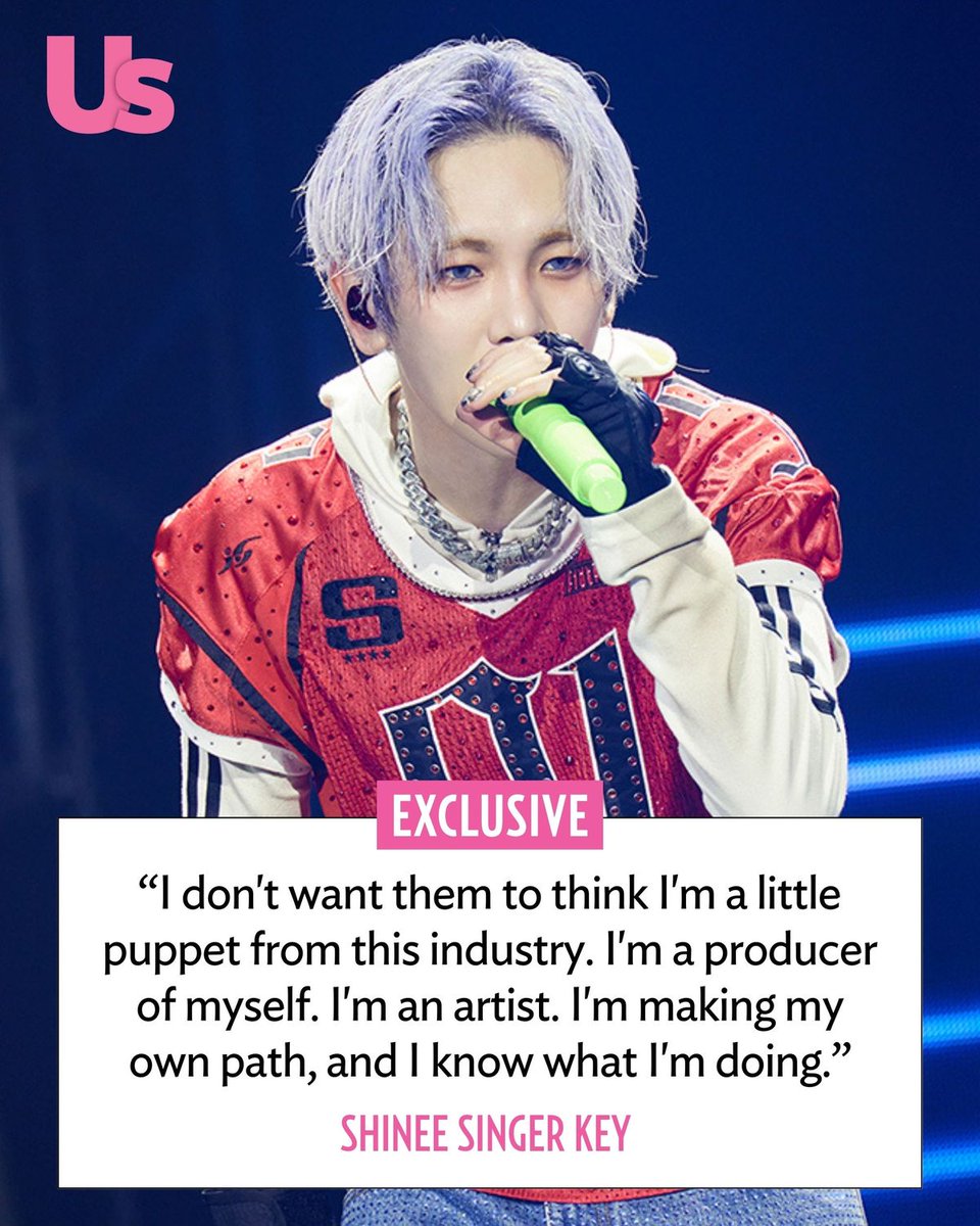 #SHINee's Key is breaking K-Pop stereotypes. The singer emphasizes that he’s in control of his career, creating his own path as an artist and producer, not just following the industry’s rules. See what he exclusively shared with Us: bit.ly/493WoFF (📸: SM Entertainment)