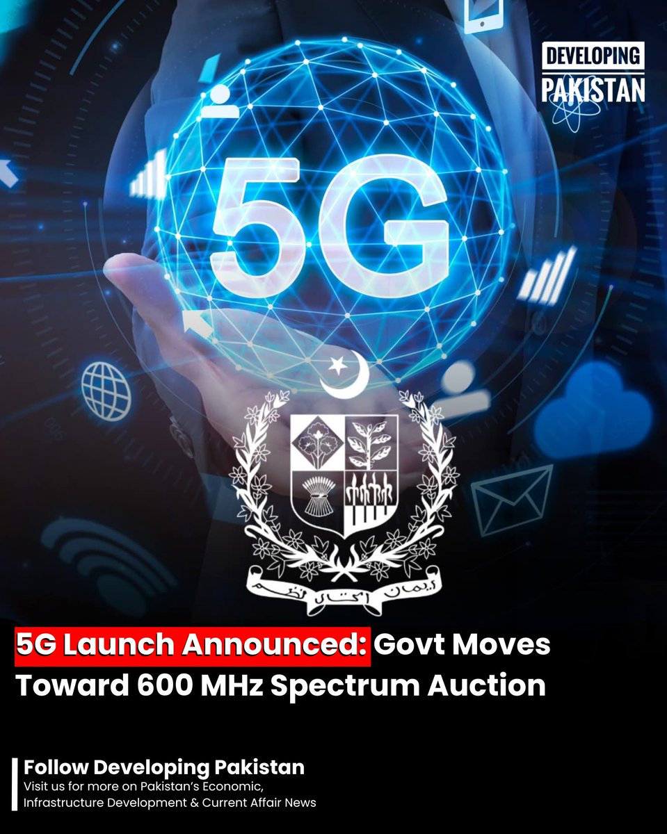 developingpak's tweet image. Finance Minister Muhammad Aurangzeb and Minister for #InformationTechnology Shaza Fatima addressed a joint press conference, outlining key developments related to #Pakistan’s #digital and #telecom roadmap.

Shaza Fatima announced that the government is preparing to auction 600…