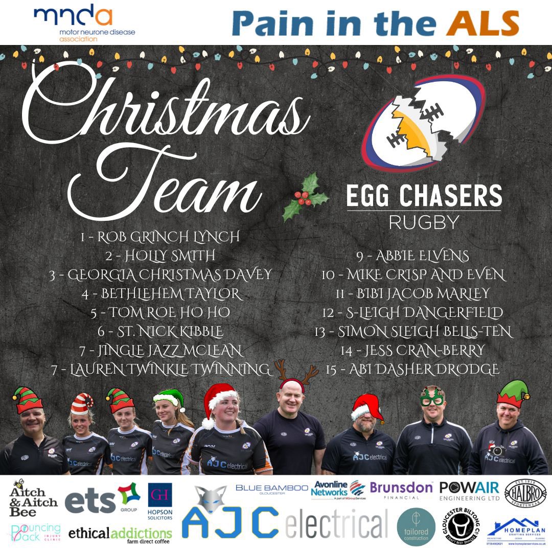 Now that’s a festive team…