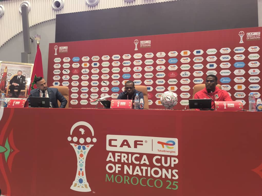 *CAN 2025: Concluye la rueda de prensa de Juan Micha Obiang y Jesús Lázaro Owono.* 

La conferencia de prensa previa al partido entre Burkina Faso y Guinea Ecuatorial, el mister ha manifestado que "nuestra selección su objetivo principal es ir partido a partido".