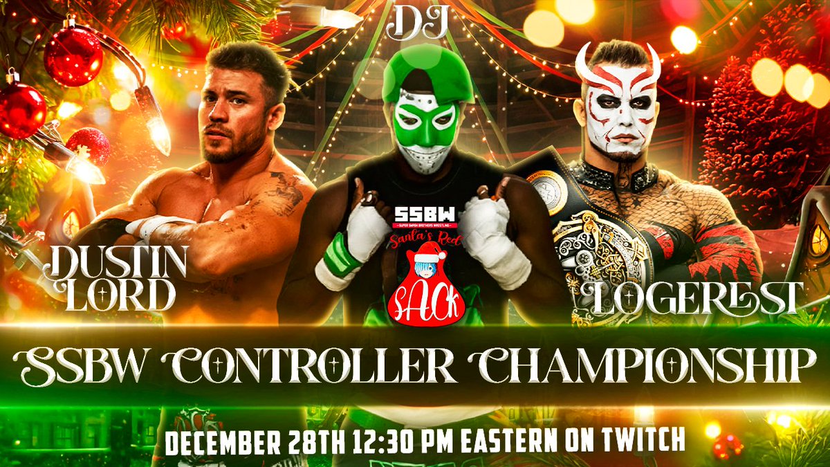 Logerest <a href="/KageokiSan/">Logerest</a> will be defending his SSBW Controller Championship against DJ <a href="/djmorrsion0111/">DJ</a> and Dustin Lord <a href="/Warden_DustinTv/">Warden_DustinTV/Dustin_Lord2k</a> at Santa's Red Sack! #SSBW #EFED #WWE2K25 #CAWUNNITY #SANTASREDSACK #CHRISTMAS #REM #REZERO #PPV