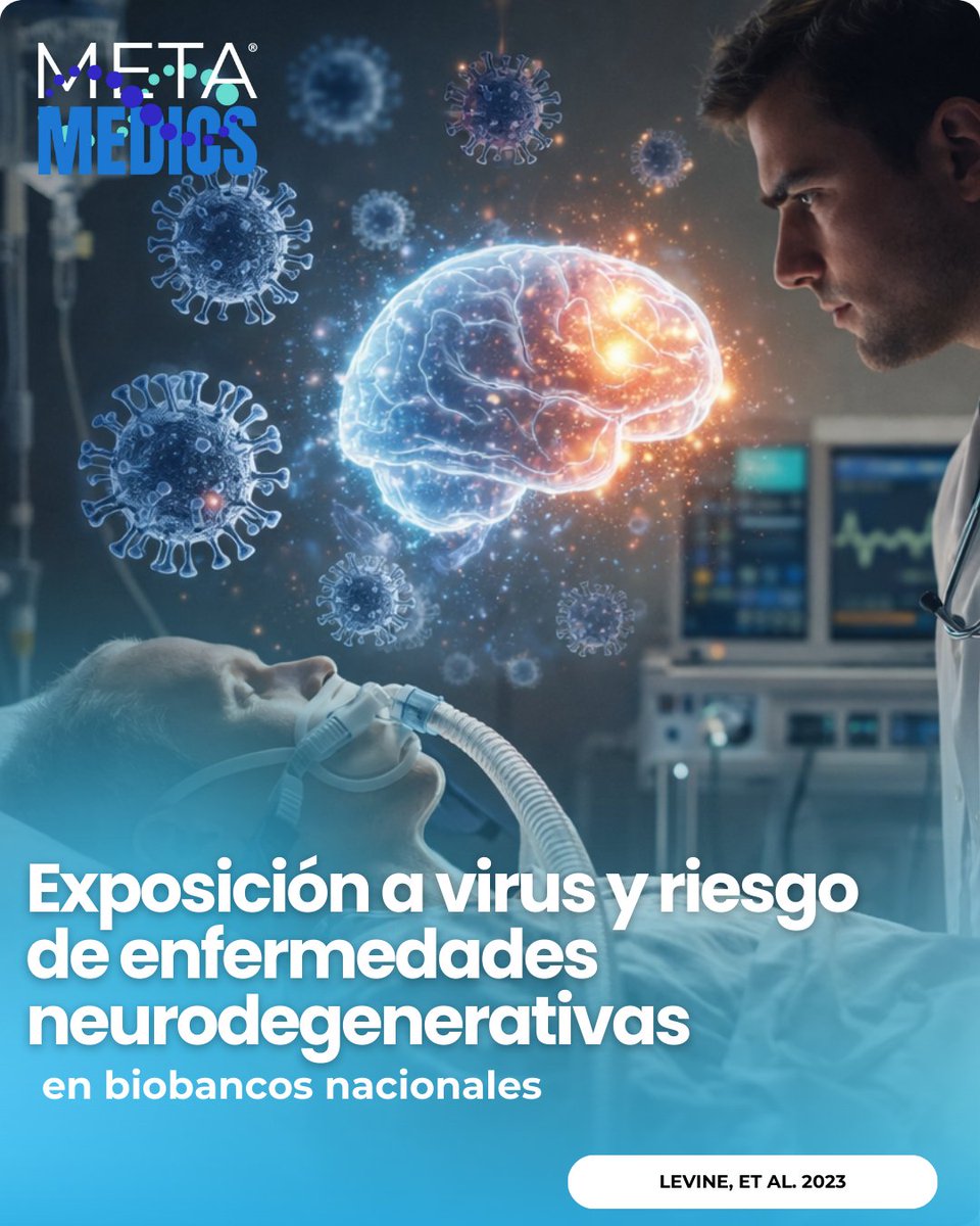Metamedicsmx's tweet image. Un estudio en Neuron analiza +400,000 personas y revela que infecciones virales comunes pueden aumentar el riesgo de Alzheimer, Parkinson y demencia hasta 15 años después. Prevención y vacunación cobran nuevo significado.
DOI: doi.org/10.1016/j.neur…