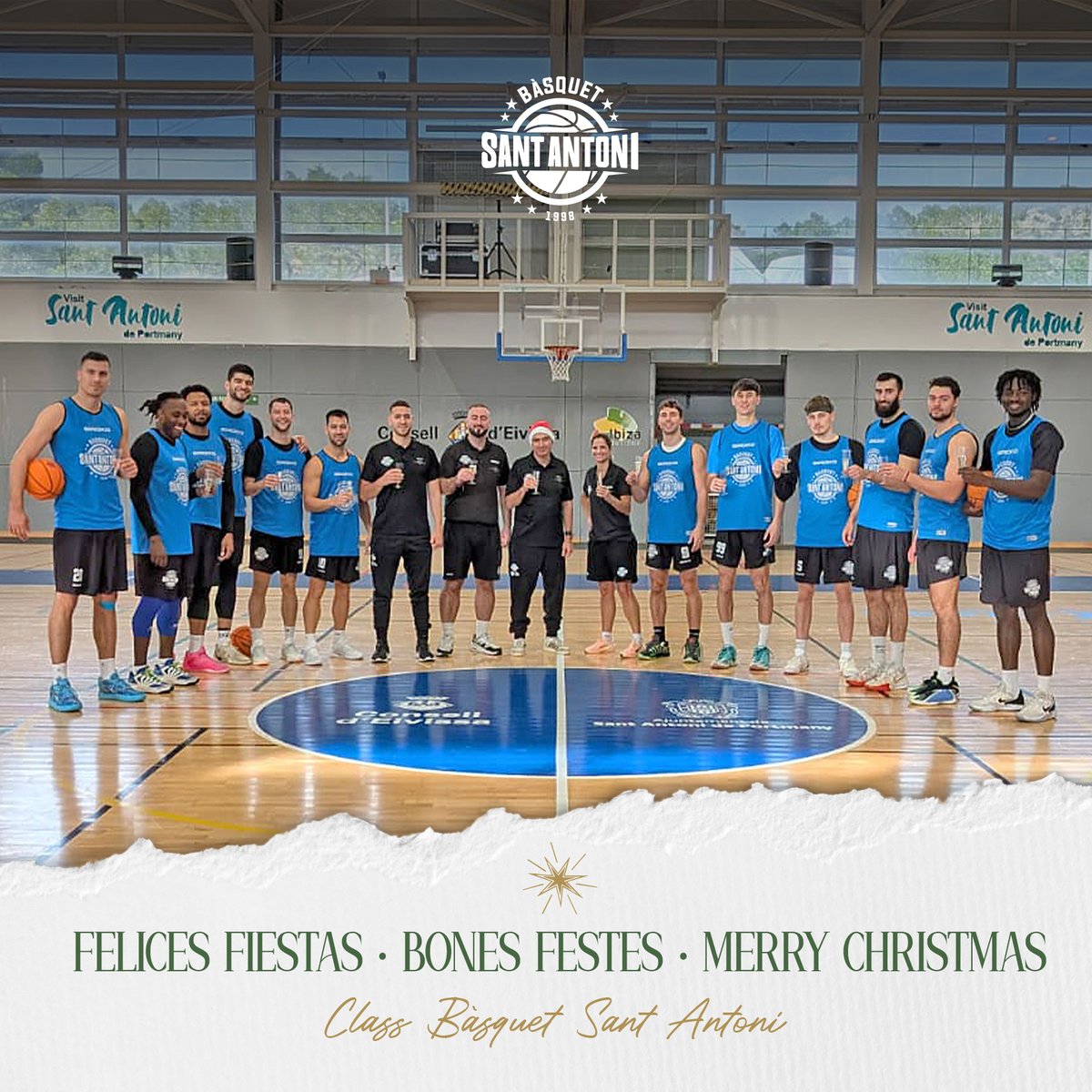 CBSantAntoni's tweet image. 🎄La Navidad es un momento para compartir, agradecer y vivir juntos lo que más importa. Desde el Bàsquet Sant Antoni os deseamos una muy feliz Navidad y unas fiestas llenas de ilusión.

🎅Que el mejor de los regalos sea disfrutar de estos días junto a quienes más queréis y que el…