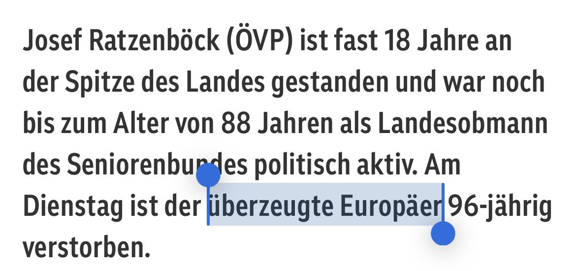 „ÜBERZEUGTER #EUROPÄER“

Man liest diese Floskel immer wieder. Wer oder was ist man eigentlich als „überzeugter Europäer“? Heißt das, dass man in #Europa geboren wurde und deshalb kein „überzeugter Afrikaner“ ist? Das wäre dann aber eher ein gezeugter Europäer und kein