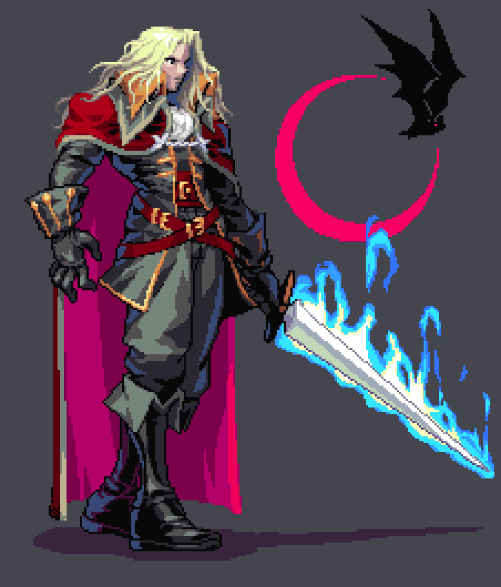 Alucard 🦇🌘Happy holidays my friends 🍻 🙂
#pixelart