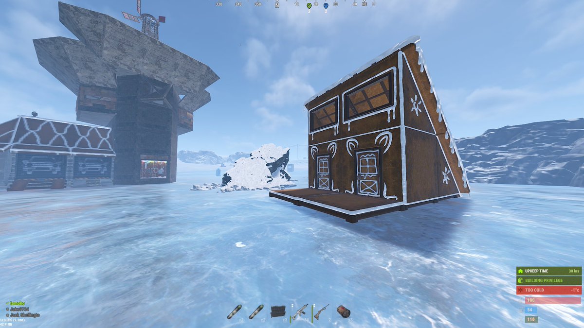 Here is me and my amazing teams <a href="/playrust/">Rust</a> Christmas base on official vanilla! <a href="/odoban/">Odoban</a> <a href="/EmmaEmbaZemma/">Emma</a> <a href="/sarraalizz/">sar 🌸🦇</a> <a href="/BlackMoonHQ/">blackmoon</a> <a href="/vegetabawz/">Vegetabawz</a> <a href="/monkeeden/">Monkeeden</a>  #rustmas2025