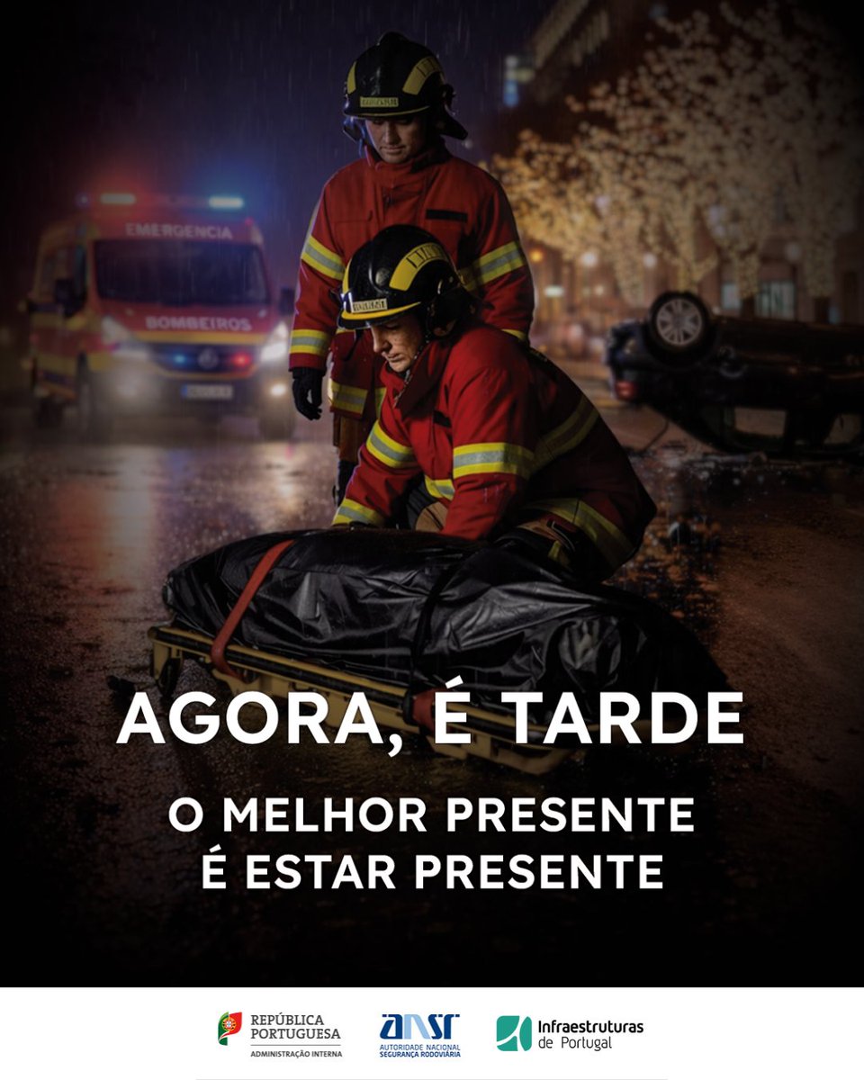 Infra_PT's tweet photo. Todos os anos, mais de 600 pessoas perdem a vida nas nossas estradas.

Cerca de um quarto tinha menos de 29 anos.

Neste Ano Novo, não arrisque.
O melhor presente, é estar presente.

#ZeroMortes #zerotelemovel #zeroalcool #segurancarodoviaria #ANSR #MobilidadeSegura https://t.co/Mm7ntmaTe7