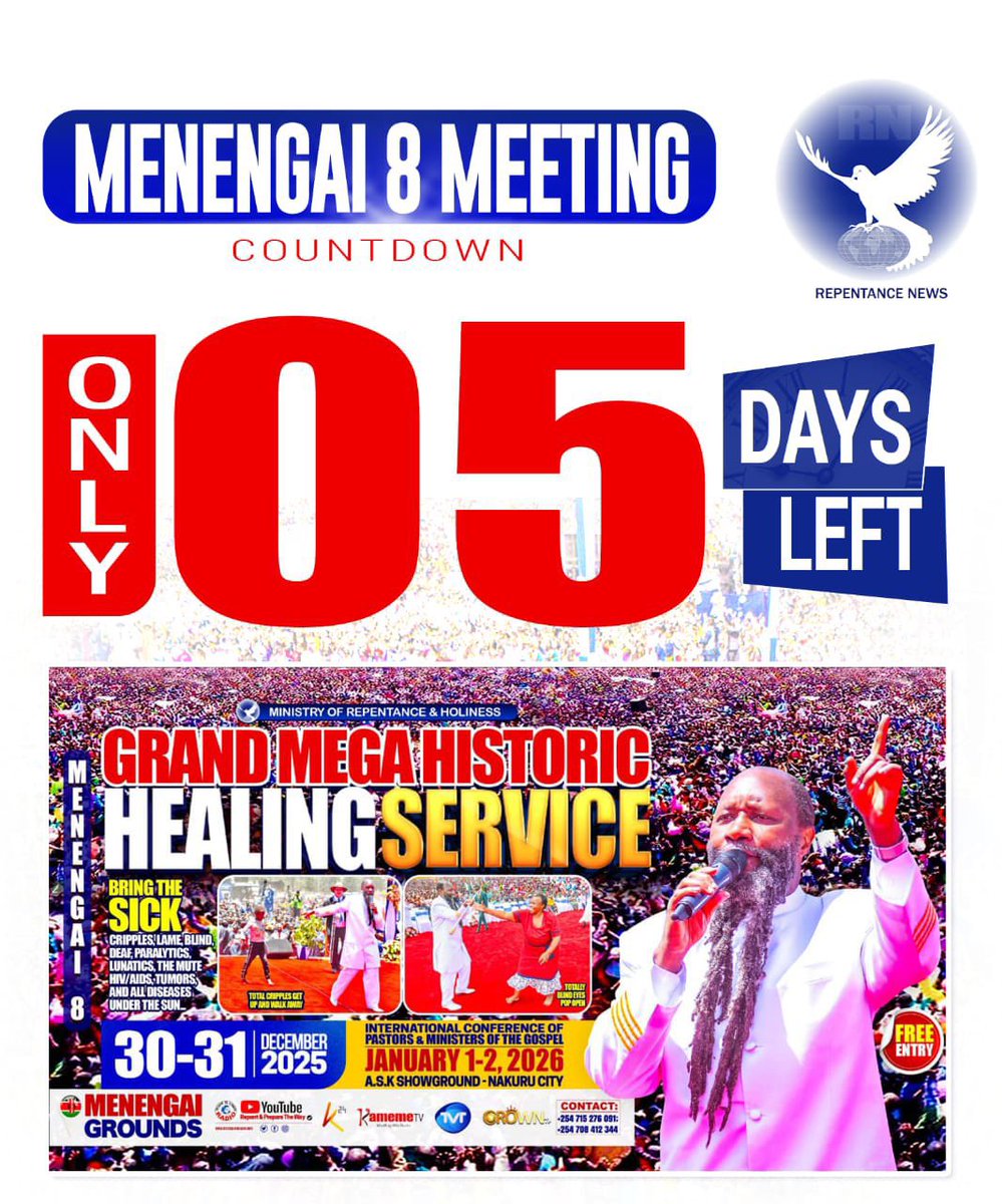 All Nations Are Welcome To Partake Of The Visitation Of GOD #Menengai8Invitation