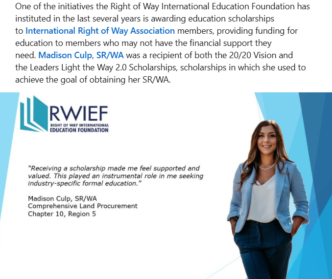 Right of Way International Education Foundation tweet media