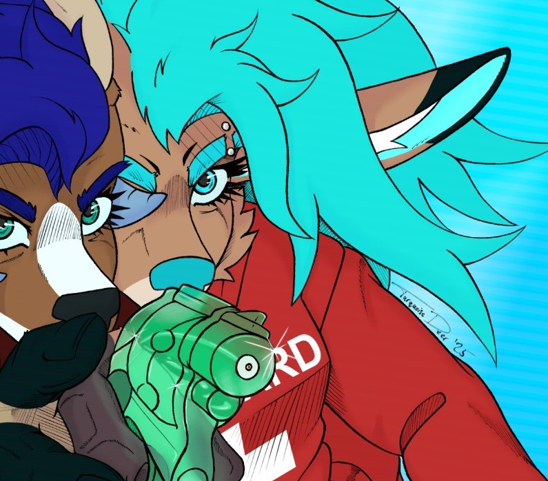 DeerOfTurquoise's tweet photo. Reminder that I no longer post here!! 

I've been drawing a lot more lately and would love for y'all to see it! Check out my newest post over on BlueSky!!

https://t.co/DhIRIIFAjz https://t.co/RBG6nC53EL