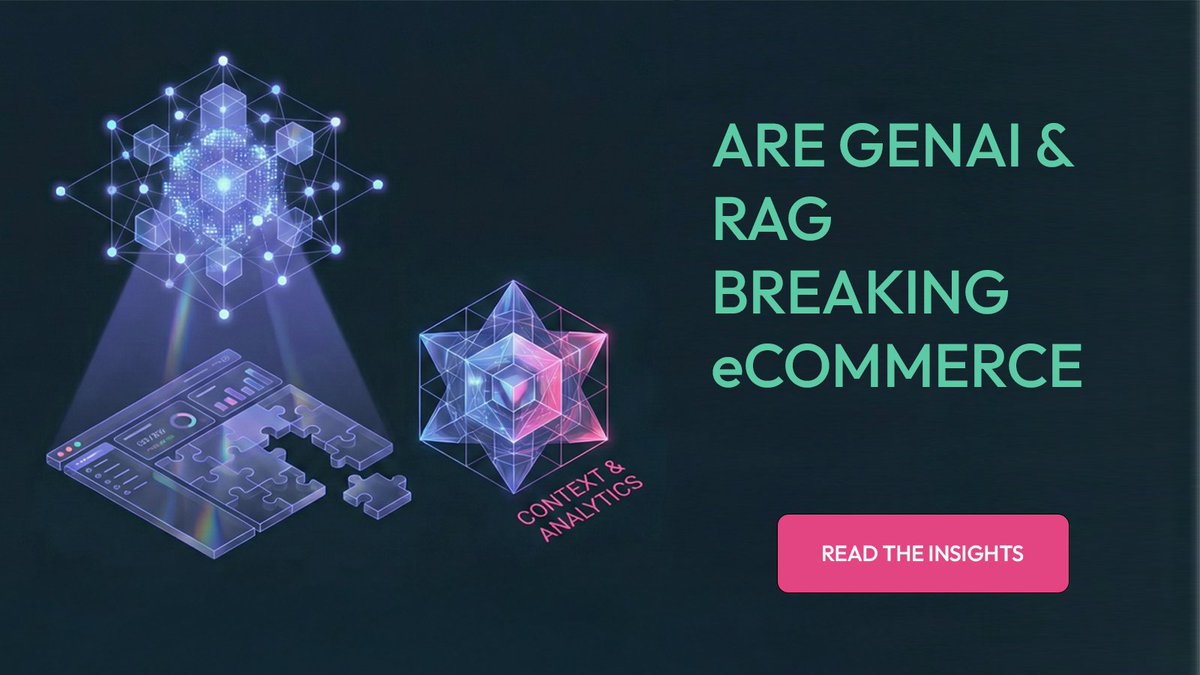 GenAI isn't one-size-fits-all for eCommerce. 🛒

While great for CX, it lacks the statistical rigor for deep analytics. Learn to combine #GenAI with automated feature discovery for true ROI. 📉
Full deep dive here:
hubs.ly/Q03YVZGw0

#eCommerce #DataAnalytics #RAG #AI