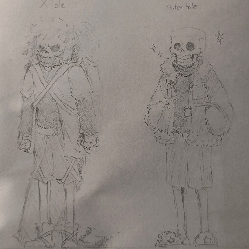 Remember how I drew Sans or Papyrus once? 
Here, take these Sanses from different Undertale AUs :3
#undertale #undertaleau