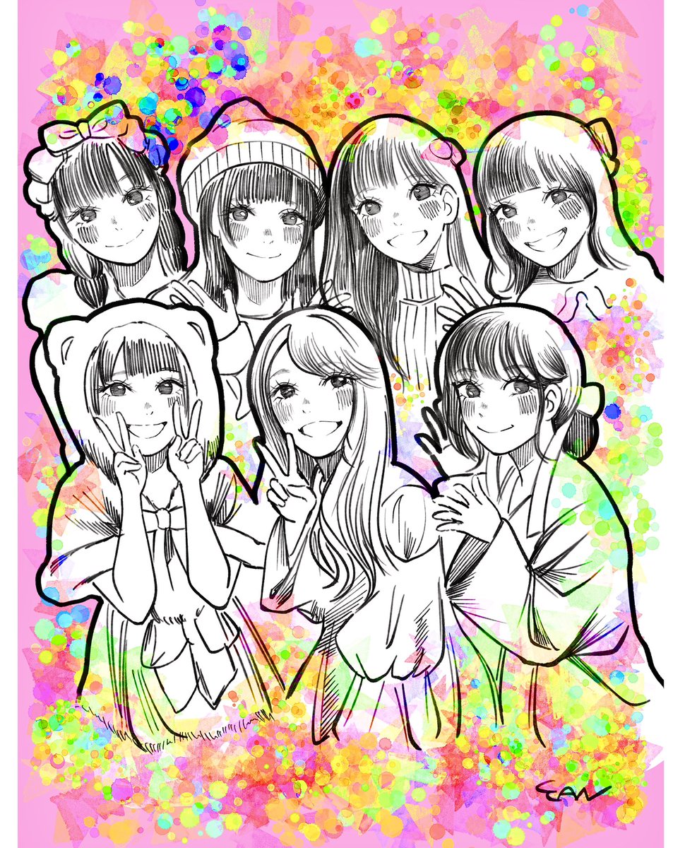 南の島の女性の鉛筆画 素敵な絵描いてくださりありがとうございます🥺🥺 すごいです、みんな