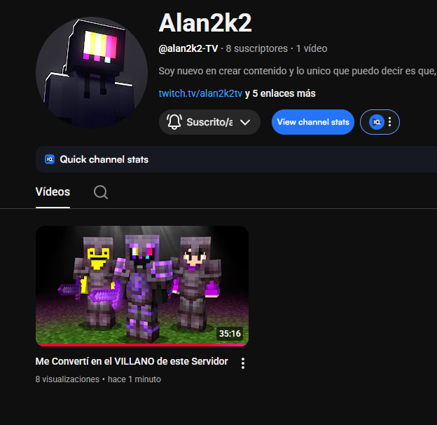 Ya subí mi primer video y ya soy famoso (No me conoce ni mi mama)