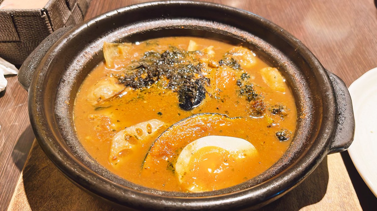 バクバクのシーフードスープカレー