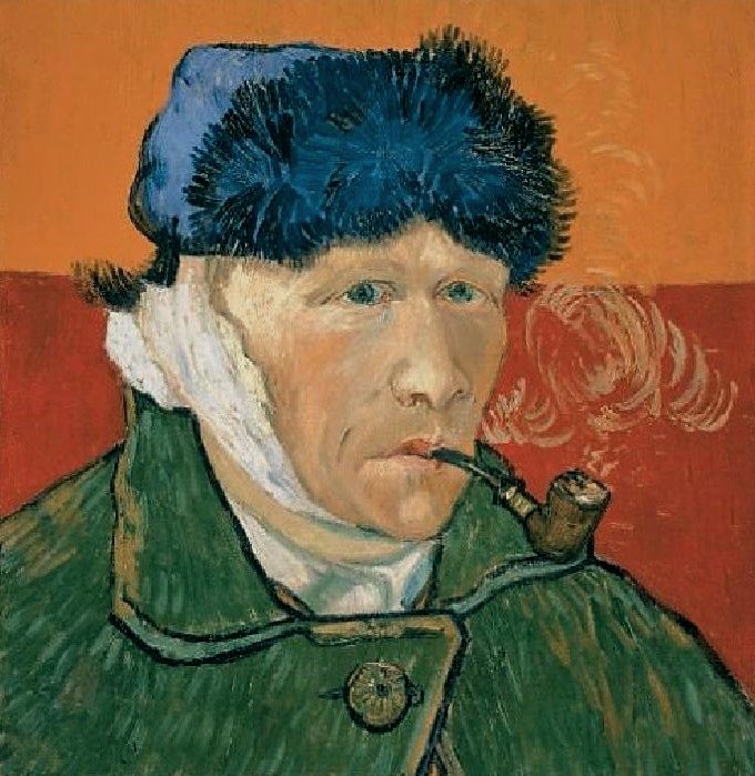 #OnThisDay in 1888, Vincent van Gogh cut off his left ear. It was the first of several breakdowns that plagued him until his death a year and a half later. To Theo he wrote: "I ask just one thing of you, not to worry, for that would cause me one worry too many."
#Art #Painting