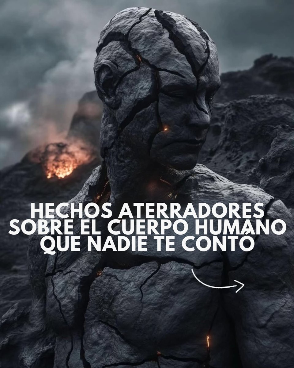 Hechos aterradores sobre el cuerpo humano que nadie te contó 🧵