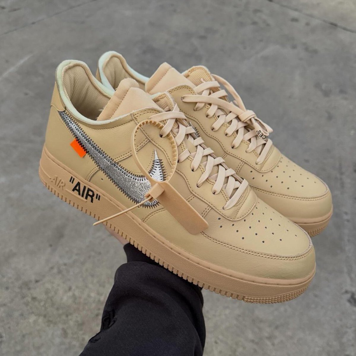 Ovrnundr's tweet image. Off-White x Nike Air Force 1 Low "Sesame" 

• $150 
• Spring 2026

📷 solepriorities