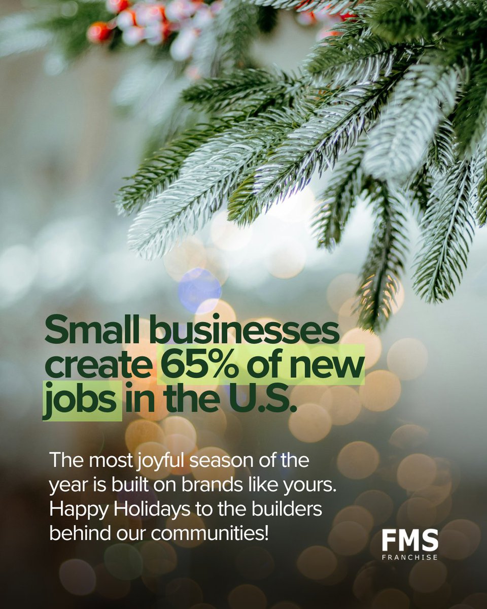 Christmas is here with a reminder of what really matters 👇

The local shops filled with holiday energy. The restaurants packed with families. The teams working late to make the season happen.

Small brands make a real difference. Happy holidays from our team to yours! 🎄