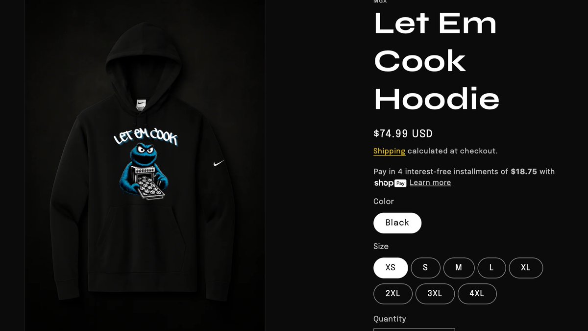 StopAntisemites's tweet image. StopAntisemitism is appalled that @Shopify is profiting from the sale of the “6 million Holocaust cookie” sweatshirt worn by Myron Gaines at @TPUSA AmFest.

Holocaust mockery &amp;amp; figures like Myron Gaines (Sudanese-born, aka Amrou Fudl) should be rejected outright.