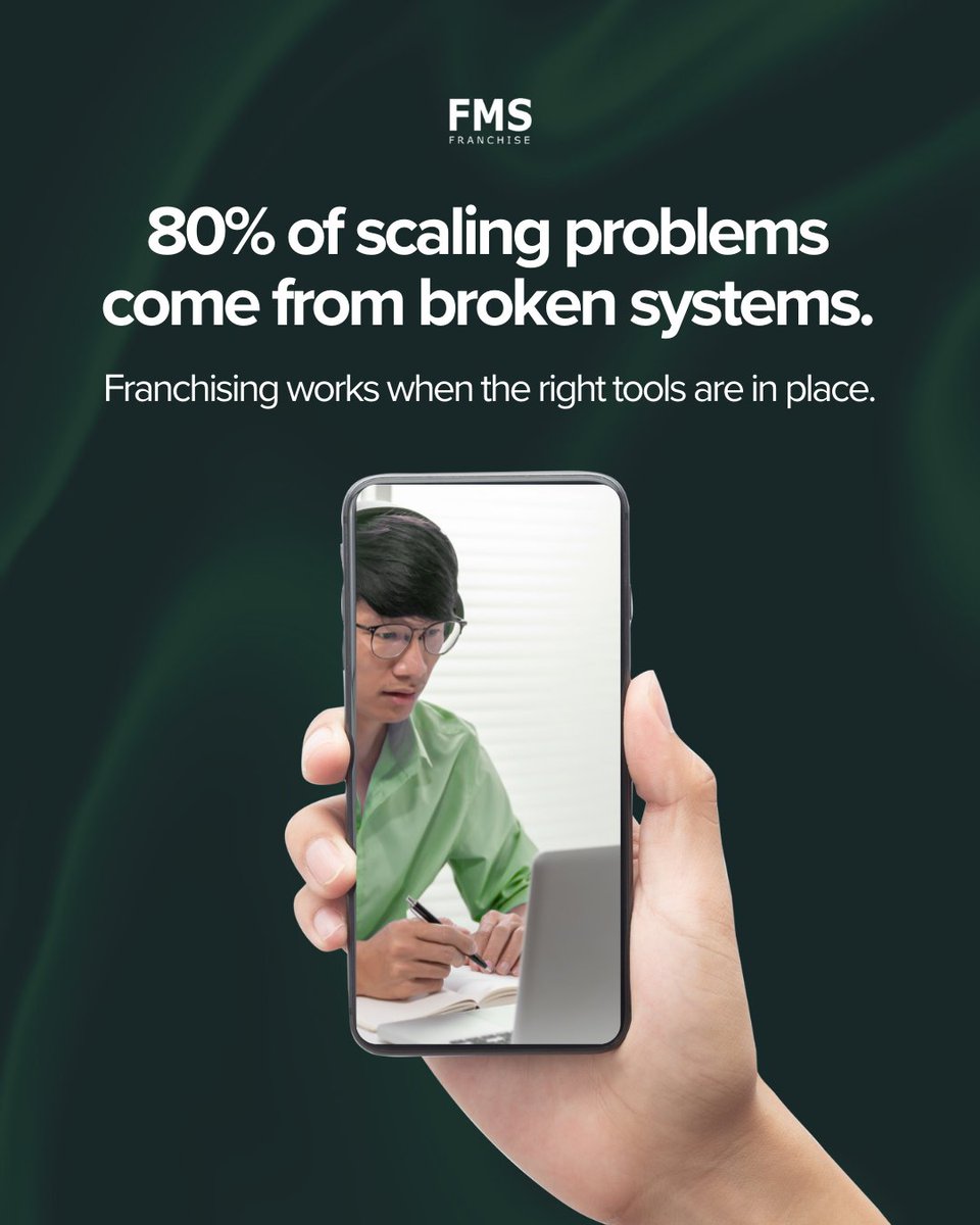 Growth shouldn’t break your business.

Franchise systems that scale well rely on the right digital tools - not more hustle.

See what actually supports franchise growth 👇
bit.ly/4qkFw4x

#FranchiseGrowth #Entrepreneur