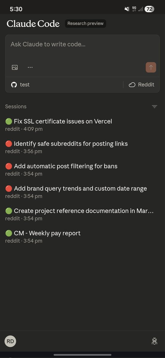 I'm resold on Claude Code because I can do all my coding during my morning walks 

Open up my phone, dictate some ideas, generate some new ones

Then when I sit down at my computer, I just check em, merge em, and get into the only important work (sales)