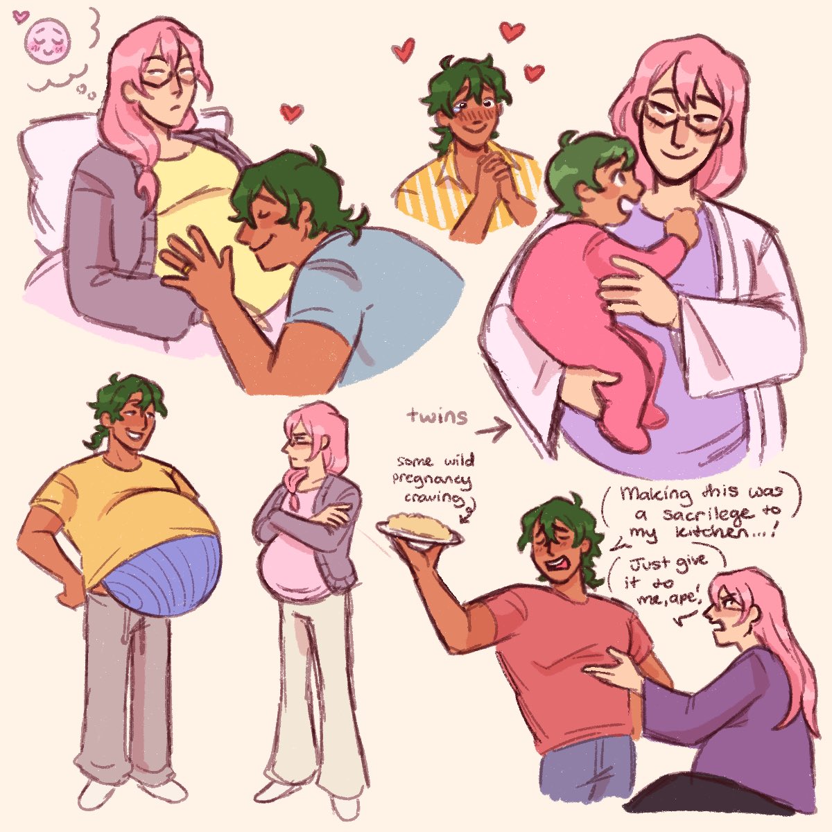 joecherris's tweet photo. i still feel shy about this be to me and my mpreg pls 🥹 https://t.co/xVTdlSp3u1