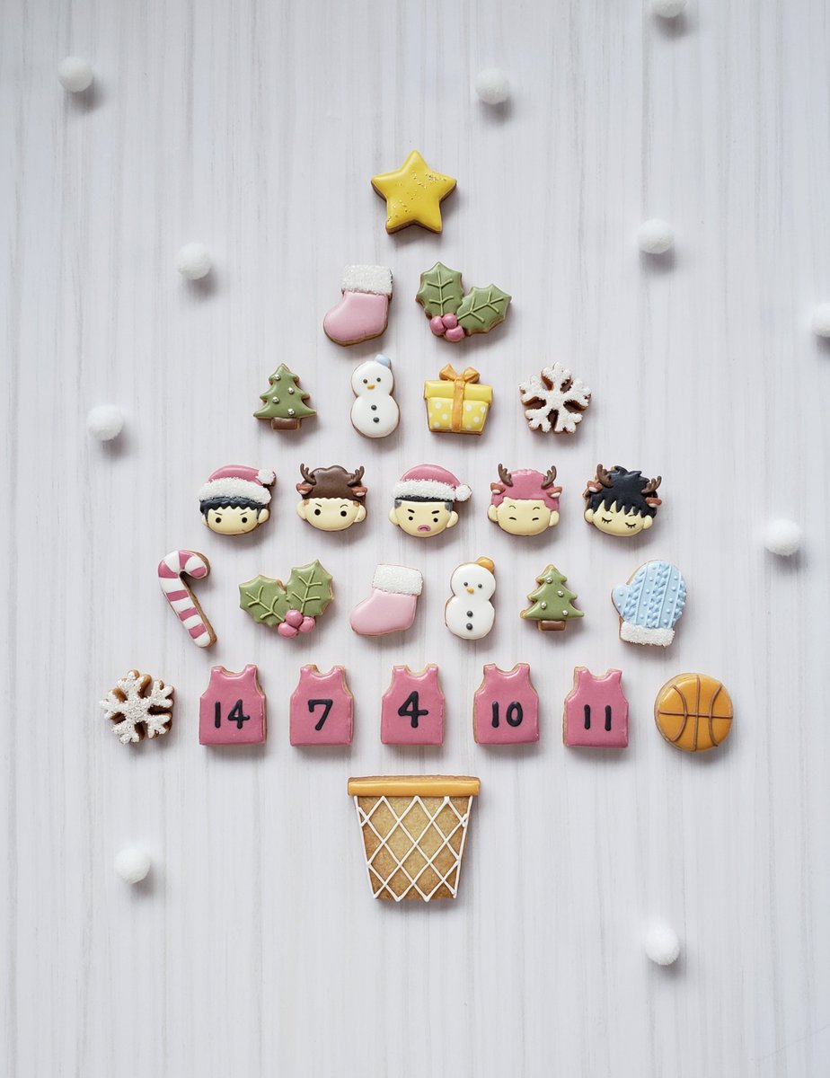 *.❅·𝐌𝐞𝐫𝐫𝐲 𝐂𝐡𝐫𝐢𝐬𝐭𝐦𝐚𝐬ॱ❆.*

🎄🎅ショ～ホククリスマスツリー　アイシングクッキー🎅🎄