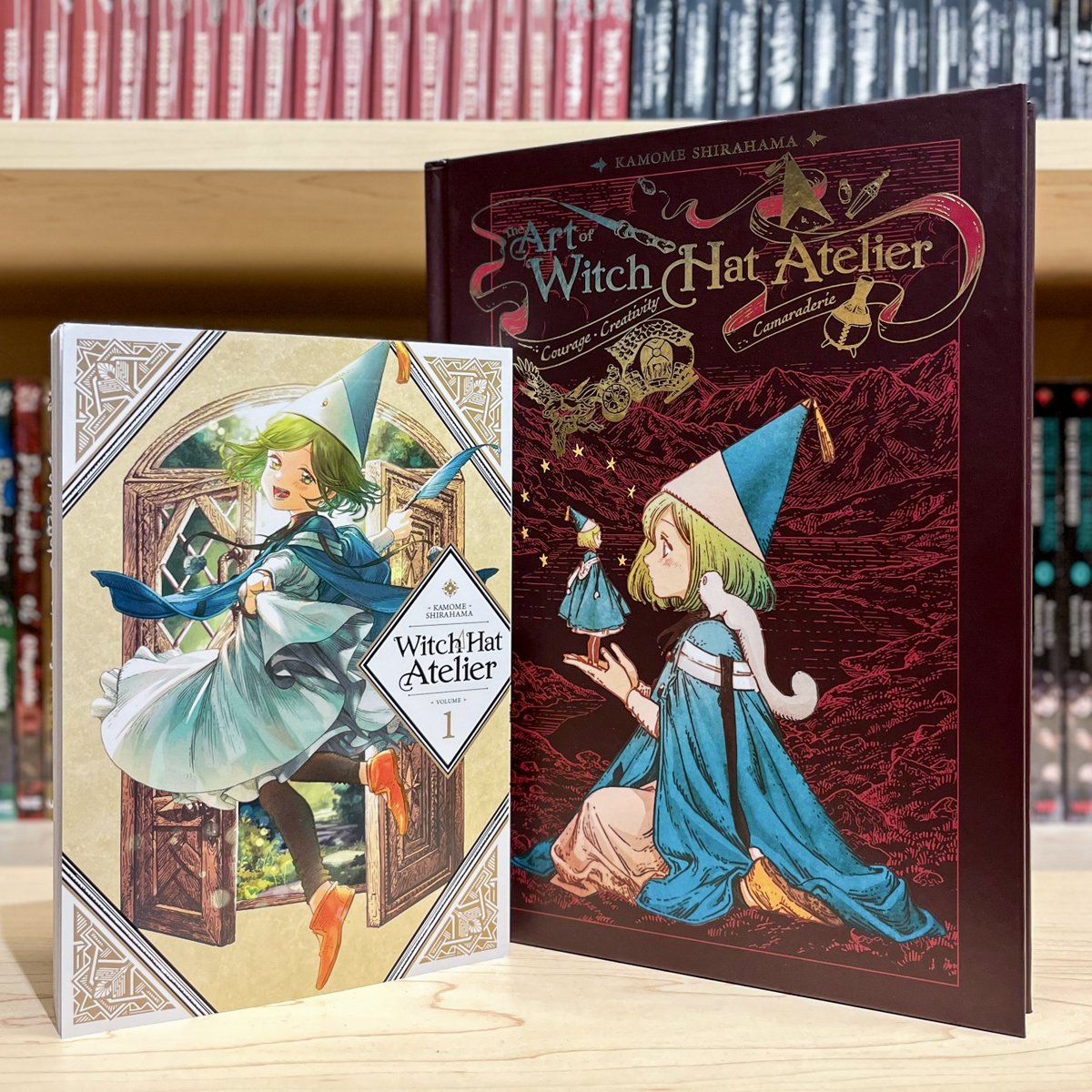 Go on a magical adventure with Kinokuniya Exclusive Witch Hat Atelier, Vol. 1, and The Art of Witch Hat Atelier! 🧙‍♀️✨ <a href="/KodanshaManga/">Kodansha USA</a> <a href="/shirahamakamome/">白浜鴎/とんがり帽子アニメ化</a> 

Now available at Kinokuniya stores*!

🎁 Fans will receive a voucher to redeem shikishi with purchase of Kinokuniya Exclusive