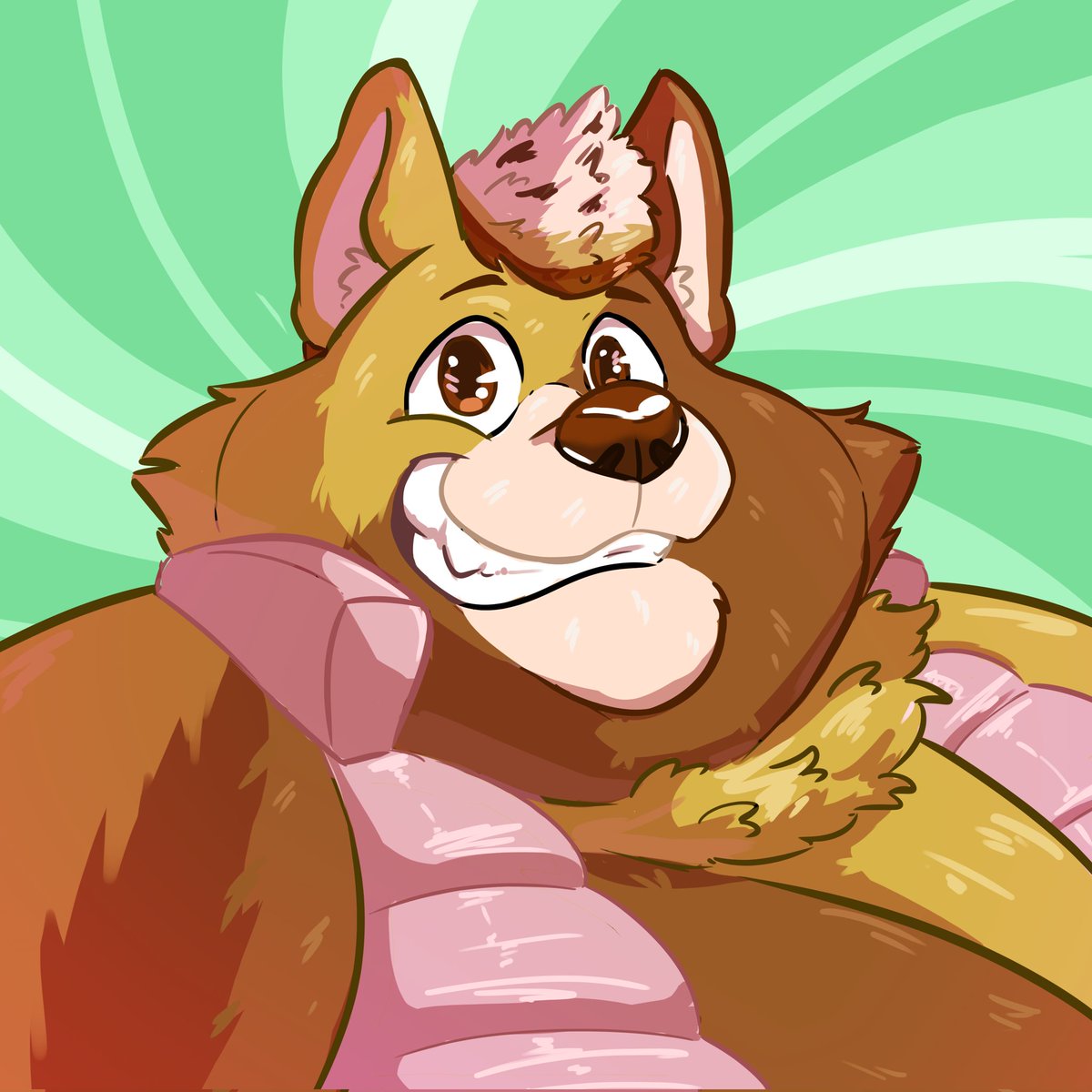 Reference sheet + icon for <a href="/Fatassmenlover/">FatassPanda</a> 🦊🍌