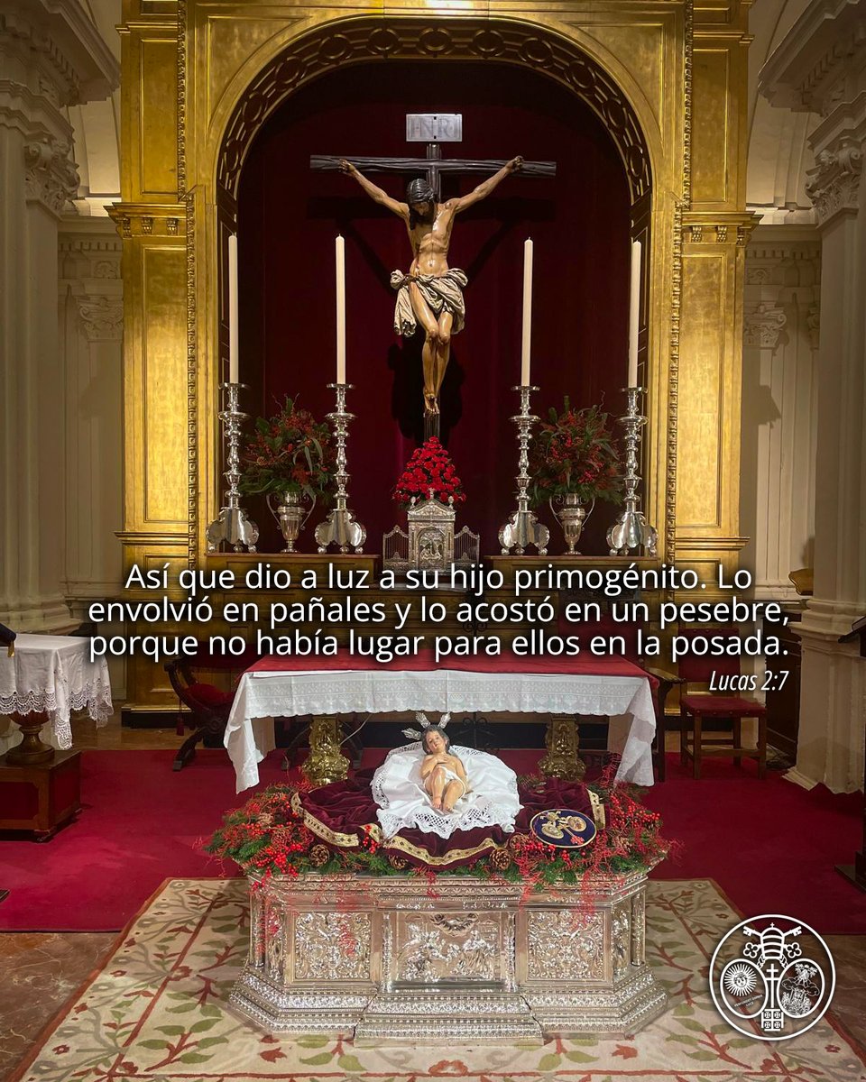 Estudiantes_Sev's tweet photo. 🟣 La Hermandad de los Estudiantes desea a todos sus hermanos y devotos una Feliz Navidad.

Que el Niño Dios que nace en Belén llene vuestros hogares de paz, esperanza y amor, y nos ayude a seguir caminando unidos en la fe y la fraternidad.

¡Feliz Navidad!

#LosEstudiantes #FelizNavidad