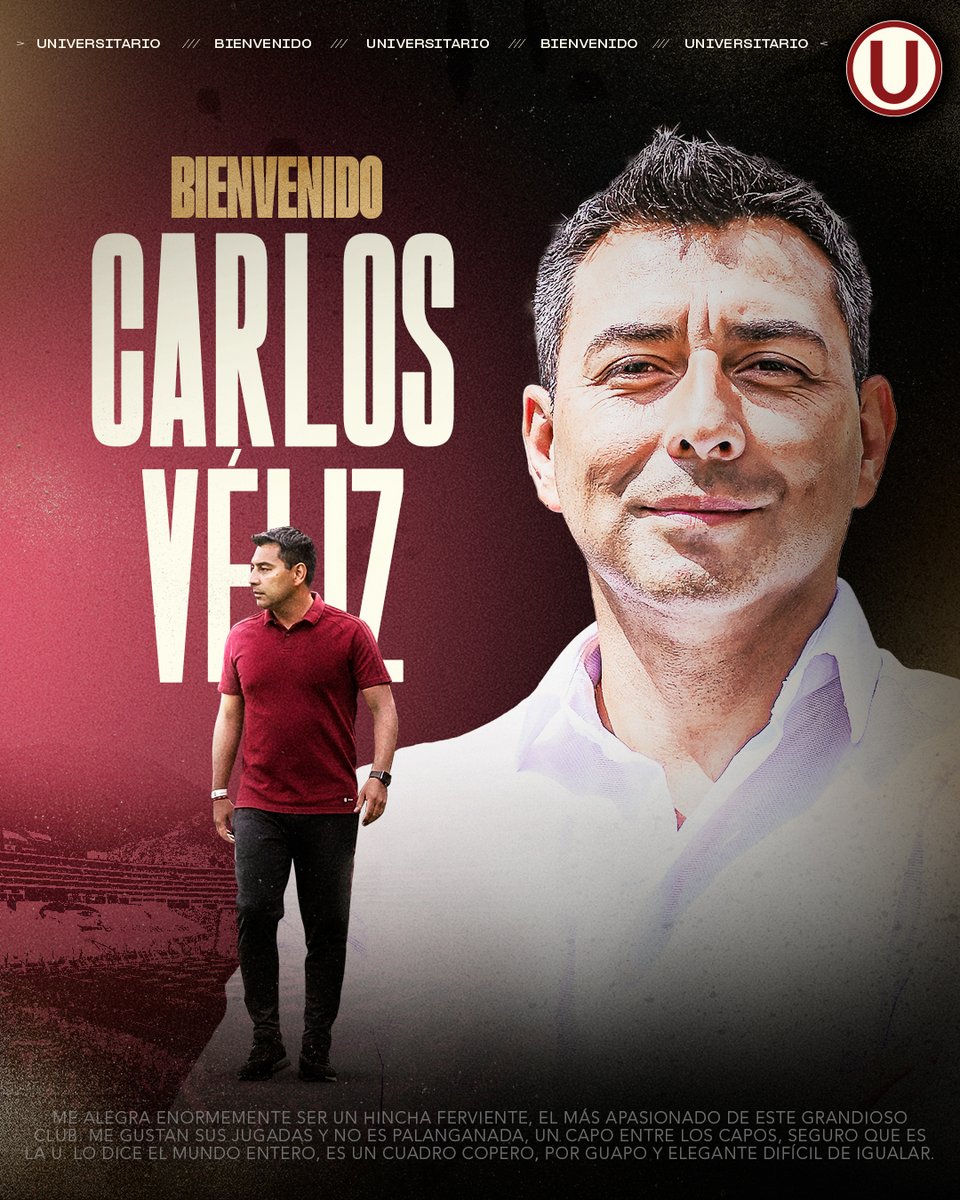¡𝗕𝗜𝗘𝗡𝗩𝗘𝗡𝗜𝗗𝗢, «𝗣𝗥𝗢𝗙𝗘»! 👨‍🏫💛

Carlos Veliz, entrenador chileno con amplia experiencia y palmarés en su país, será el encargado de guiar a nuestras Leonas en la siguiente temporada.

¡𝗩𝗮𝗺𝗼𝘀 𝗰𝗼𝗻 𝗴𝗮𝗿𝗿𝗮! 👊

#ConLasLeonasHastaElFinal