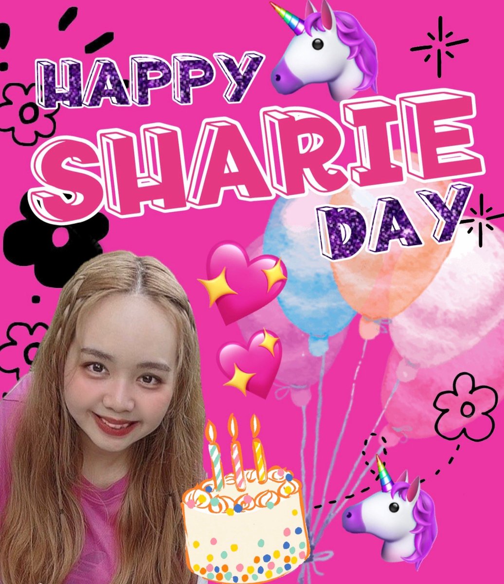 𝐇𝐚𝐩𝐩𝐲 𝐁𝐢𝐫𝐭𝐡𝐝𝐚𝐲  𝐒𝐇𝐀𝐑𝐈𝐄 ! 🎉

💖🦄💖🦄💖🦄💖🦄💖🦄

  🎂 𝐇𝐀𝐏𝐏𝐘 𝐒𝐇𝐀𝐑𝐈𝐄 𝐃𝐀𝐘 🎂

🦄💖🦄💖🦄💖🦄💖🦄💖

#MAJIPINKOFFICIAL
#HAPPYSHARIEDAY
#シャリー生誕祭