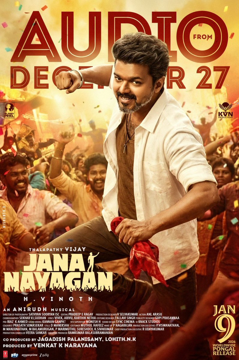Chrissuccess's tweet photo. #JanaNayagan Audio From Dec 27🎼 https://t.co/ILjIrML0bO