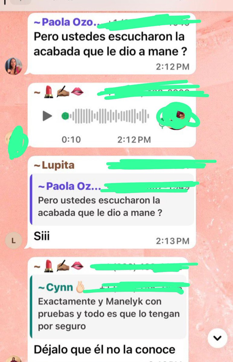 Señores tengo más pero voy a comeL…. Ella sabe quién es la fuente, ella le escribió y miren… no niega que el grupo fue para tirarle hate… se ríe….#CarameloDC